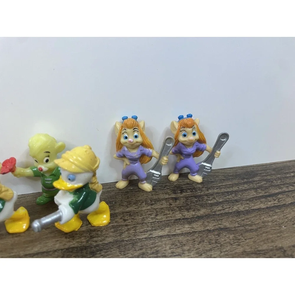 Vintage Kellogg's Disney Afternoon PVC Figures Duck Tales Rescue Rangers